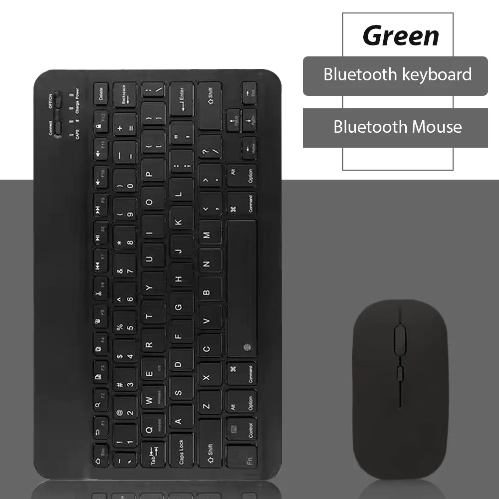Clavier sans fil Bluetooth universel pour téléphone portable et tablette, mini clavier Bluetooth compatible avec clavier et souris 12