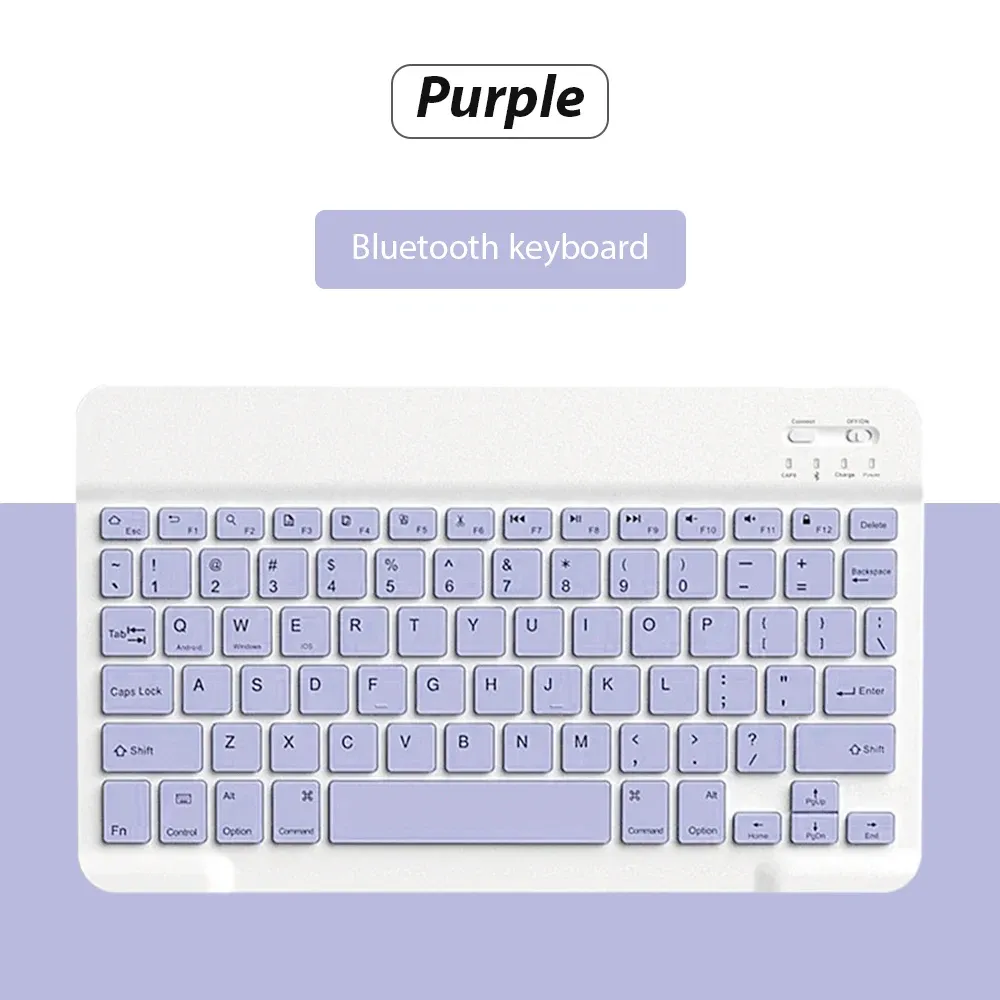 Clavier sans fil Bluetooth universel pour téléphone portable et tablette, mini clavier Bluetooth compatible avec clavier et souris 15