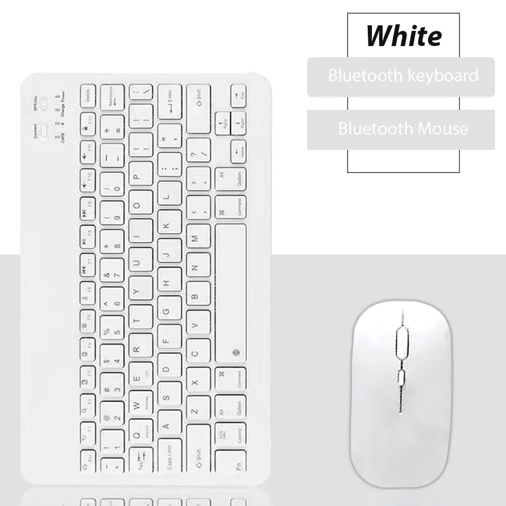 Clavier sans fil Bluetooth universel pour téléphone portable et tablette, mini clavier Bluetooth compatible avec clavier et souris 7
