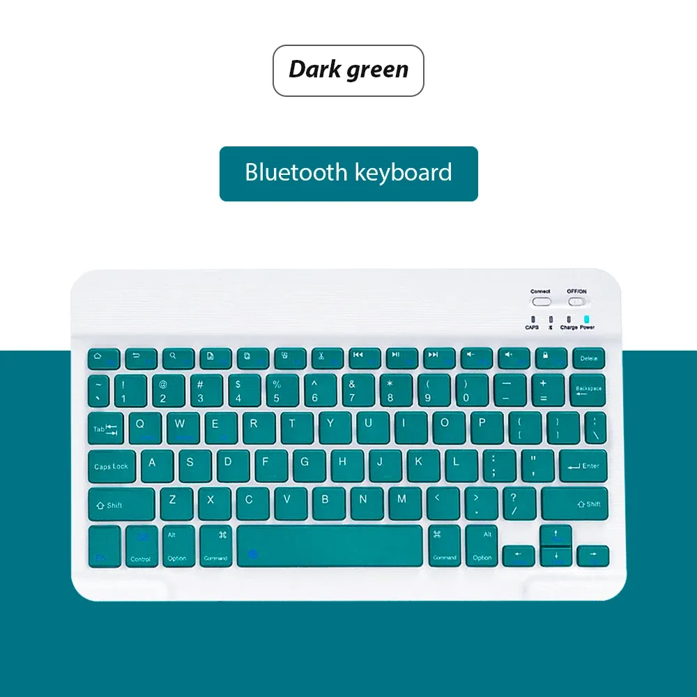 Clavier sans fil Bluetooth universel pour téléphone portable et tablette, mini clavier Bluetooth compatible avec clavier et souris 10
