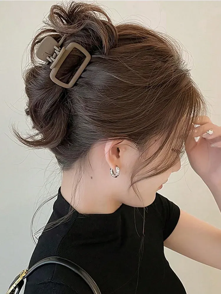 Pince à cheveux carrée légère pour femme, lot de 4 4