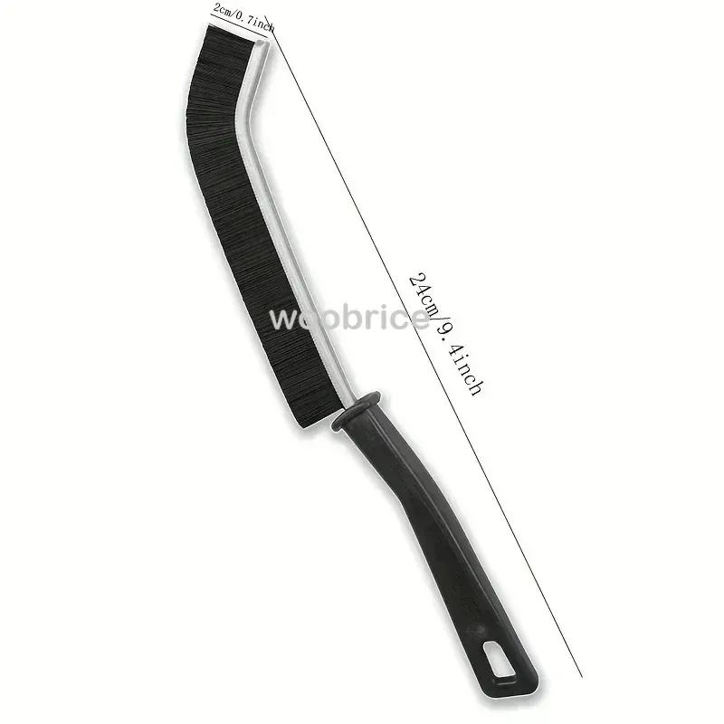 Brosse de nettoyage multifonction pour salle de bains et radiateur, avec manche long ergonomique 2