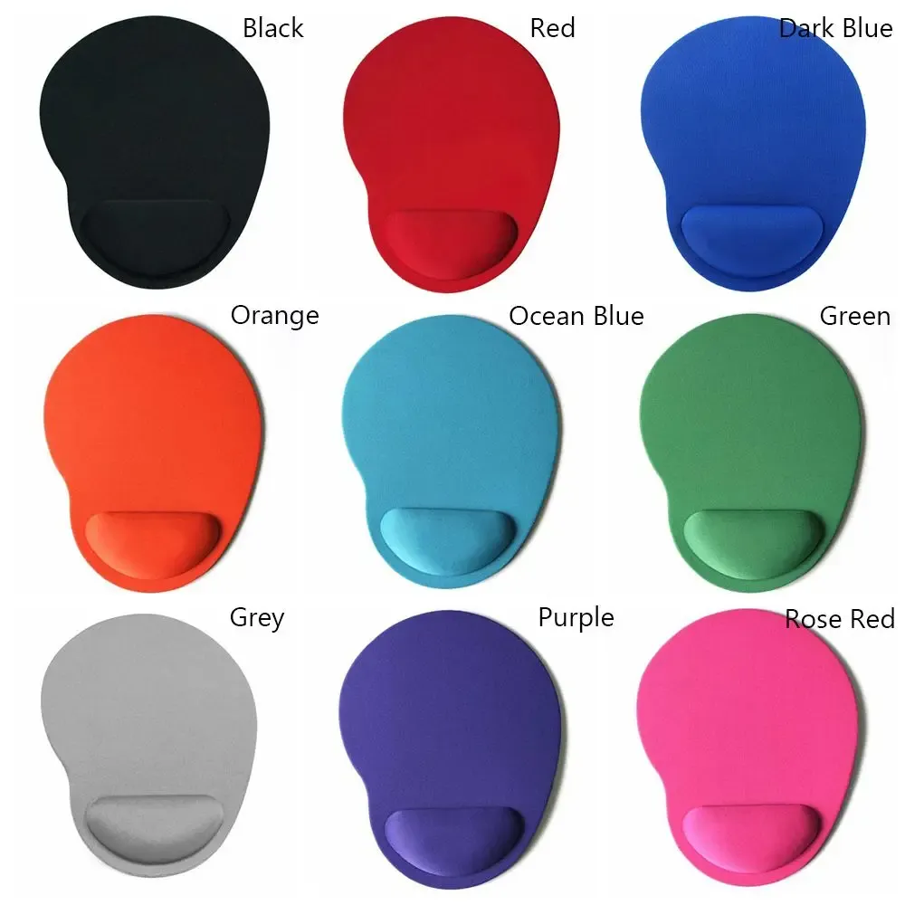 Tapis de souris ergonomique avec repose-poignet confortable, antidérapant, en polymère souple, pour PC et ordinateur portable 6