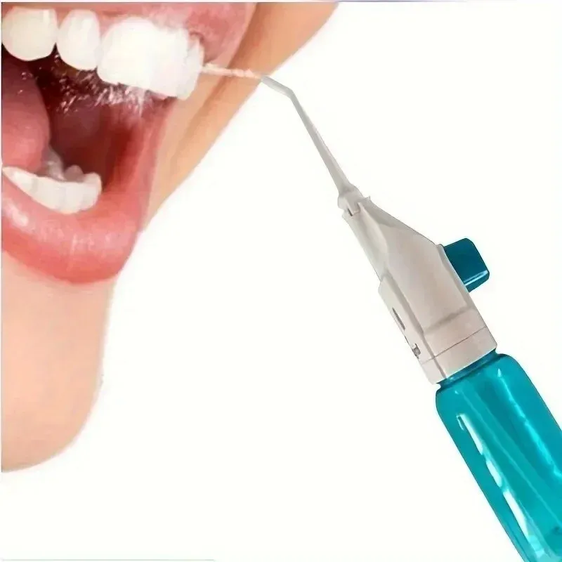 Irrigateur buccal portable haute pression avec poignée et embout pour la santé des gencives