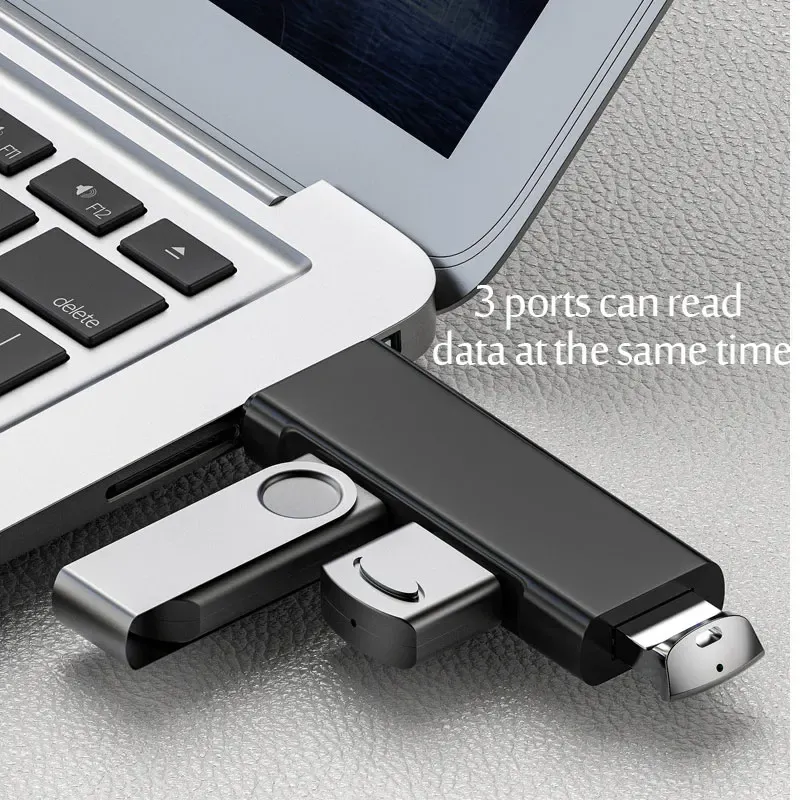Hub USB multiport en situation