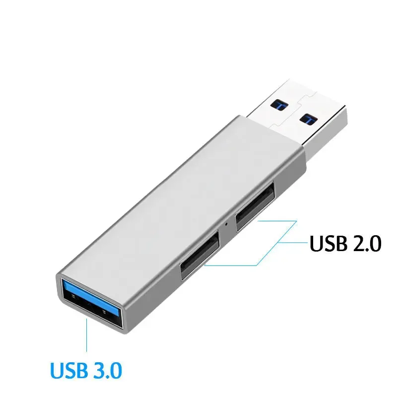 Hub USB 3.0 et USB 2.0, répartiteur multiport avec alimentation secteur, 3 ports, extenseur pour PC 9