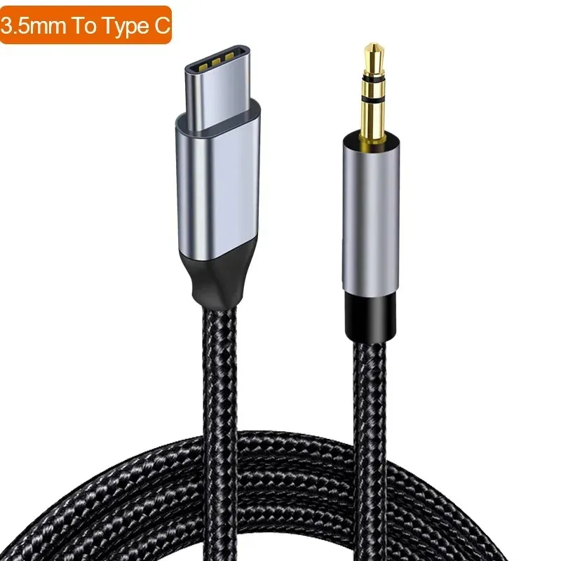 Câble audio USB-C vers jack 3,5 mm, câble AUX pour voiture et casque, compatible Samsung, Xiaomi et Huawei 7