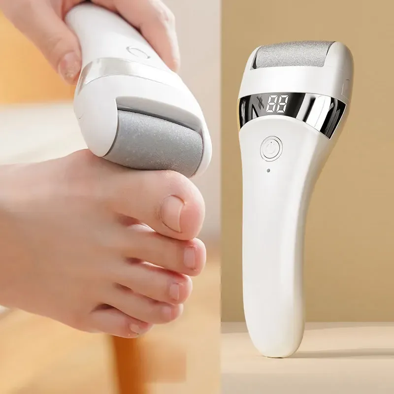 Lime électrique 3 en 1 pour pieds, éliminateur de callosités et peaux mortes, outil de soin des pieds, rechargeable, 3 vitesses
