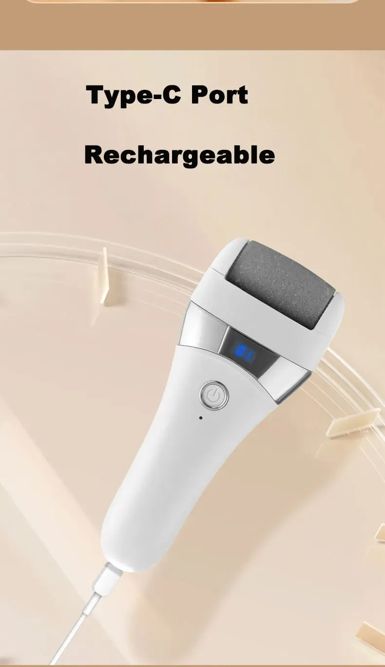 Lime électrique pour les pieds, détails de la tête de lime