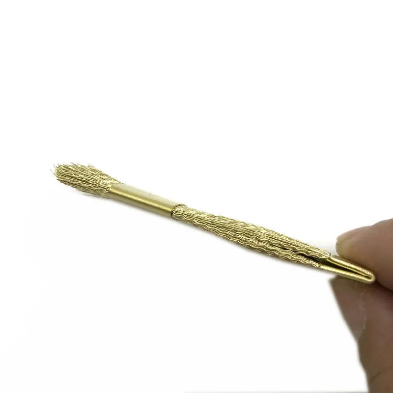Brosse de nettoyage, détail du fil