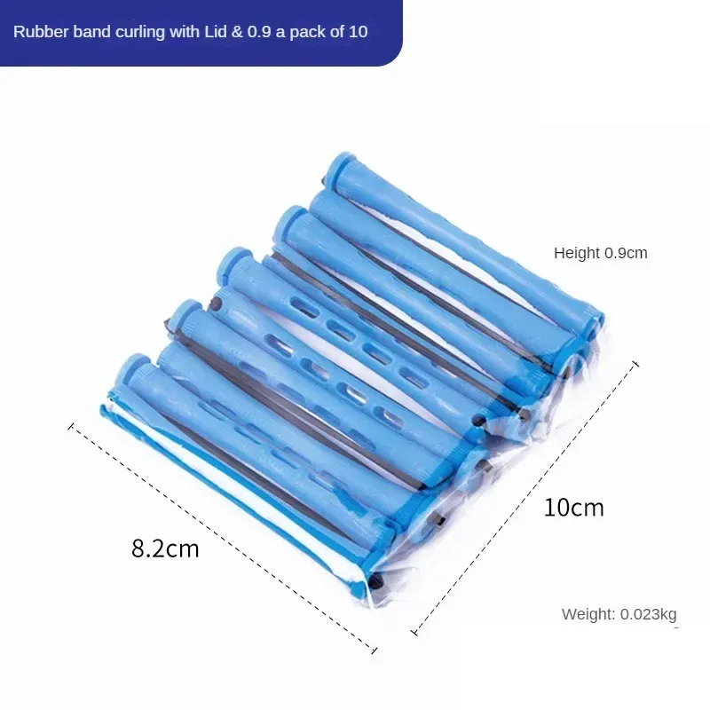 Lot de 10 bigoudis sans chaleur pour boucles magiques, sans ondulation thermique 10