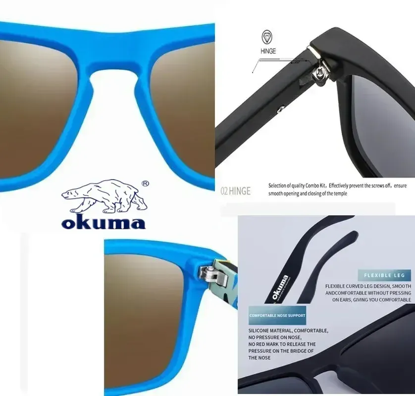 Lunettes Okuma, vue latérale