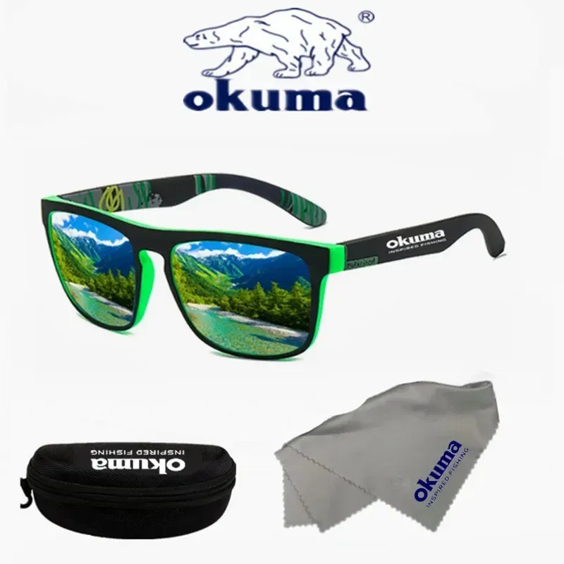 Lunettes de soleil polarisées Okuma UV400 unisexes, pour la chasse, la pêche et le cyclisme 12