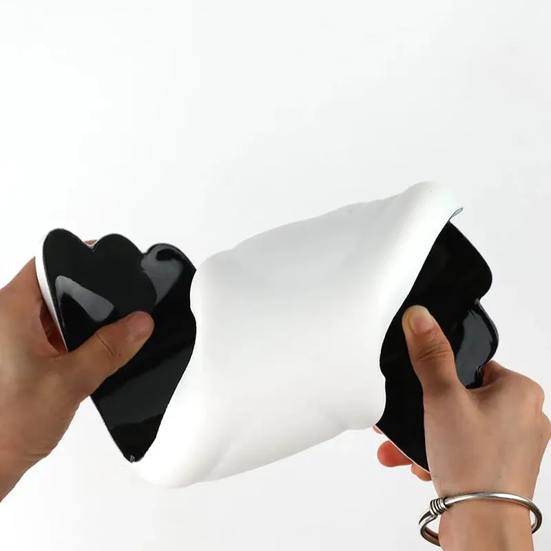 Repose-poignet ergonomique en forme d'ailes d'ange pour clavier et souris, en mousse à mémoire de forme avec base antidérapante en silicone 5