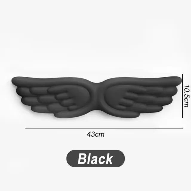 Repose-poignet ergonomique en forme d'ailes d'ange pour clavier et souris, en mousse à mémoire de forme avec base antidérapante en silicone 7