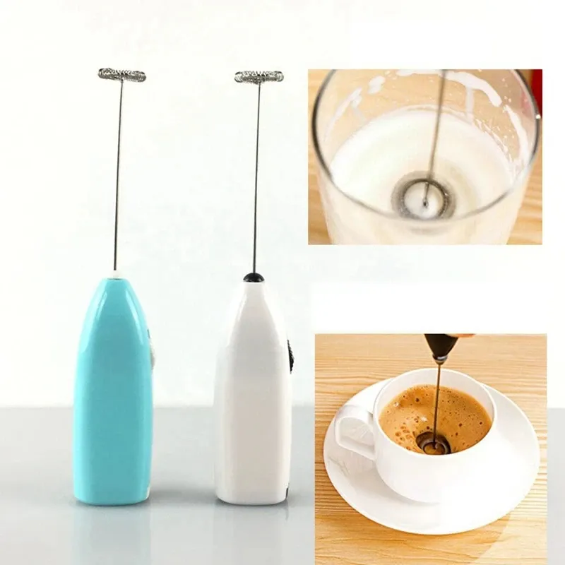 Mousseur à lait électrique portable, mini batteur à main pour cappuccino et œufs