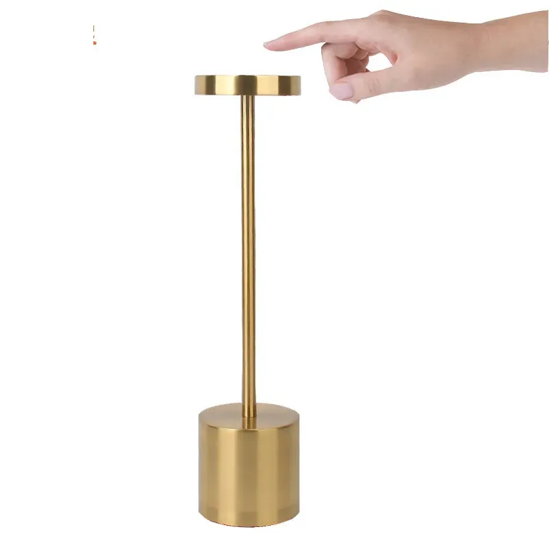 Lampe de table LED tactile sans fil rechargeable, 3 couleurs réglables, lampe de chevet portable 7