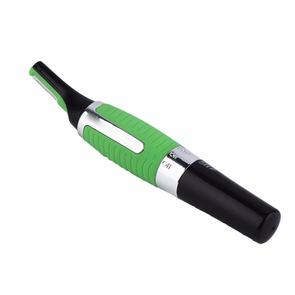 Tondeuse électrique portable pour oreilles, nez et sourcils, à double tête, lavable 7