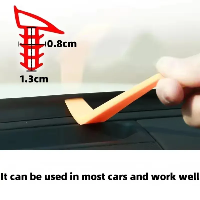 Bande d'étanchéité universelle en caoutchouc pour tableau de bord de voiture, 1,6 m, isolation phonique et espacement du pare-brise avant 3