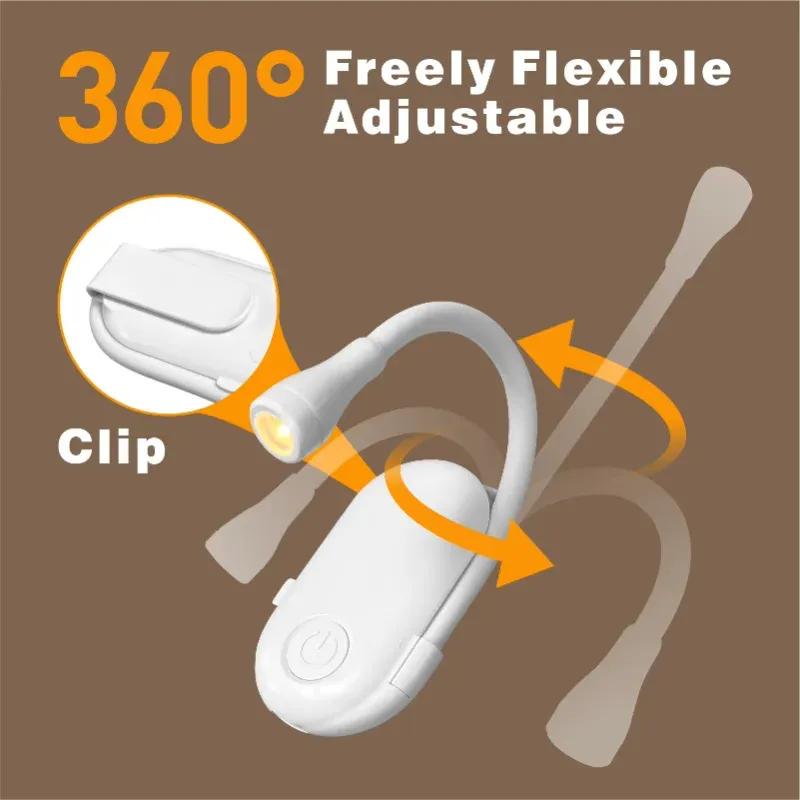 Lampe de lecture LED, finition soignée