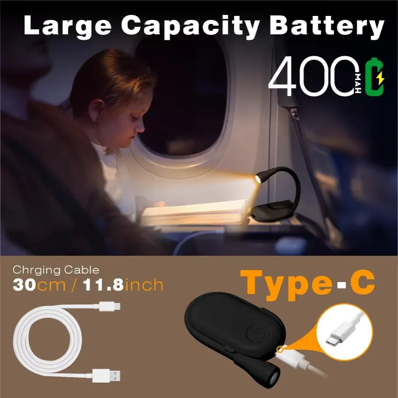 Lampe de lecture LED, design compact