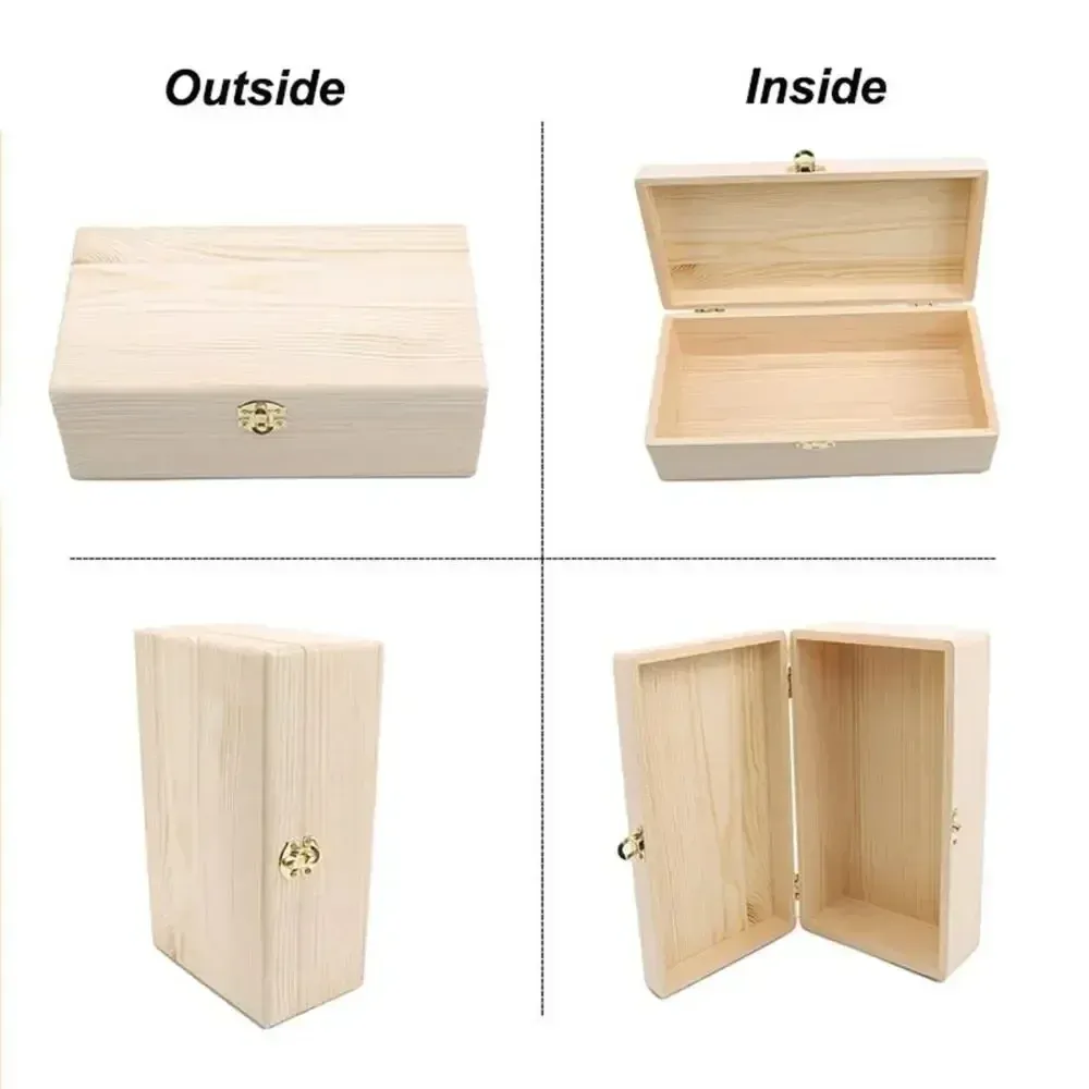 Étui à bijoux en bois artisanal