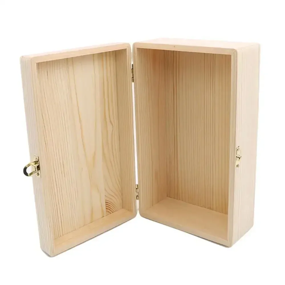 Boîte en bois vue de côté