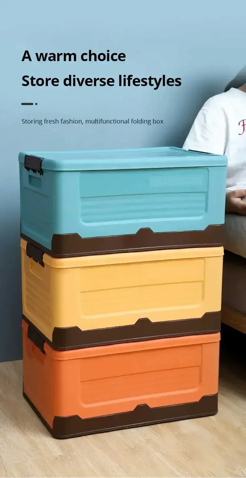Boîte de rangement pliable, vue détaillée