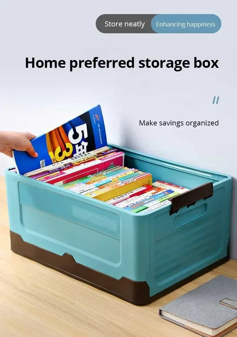 Boîte de rangement pliable de grande capacité