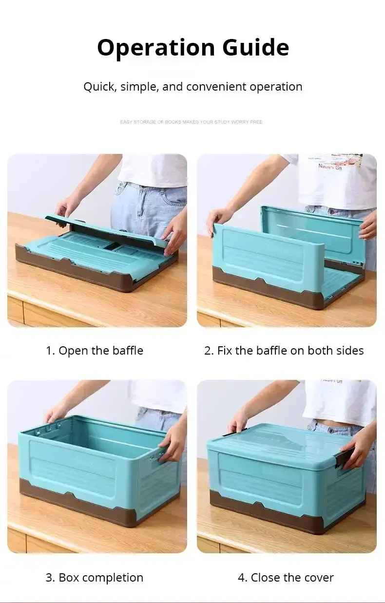 Boîte de rangement pliable, rangement de chaussures