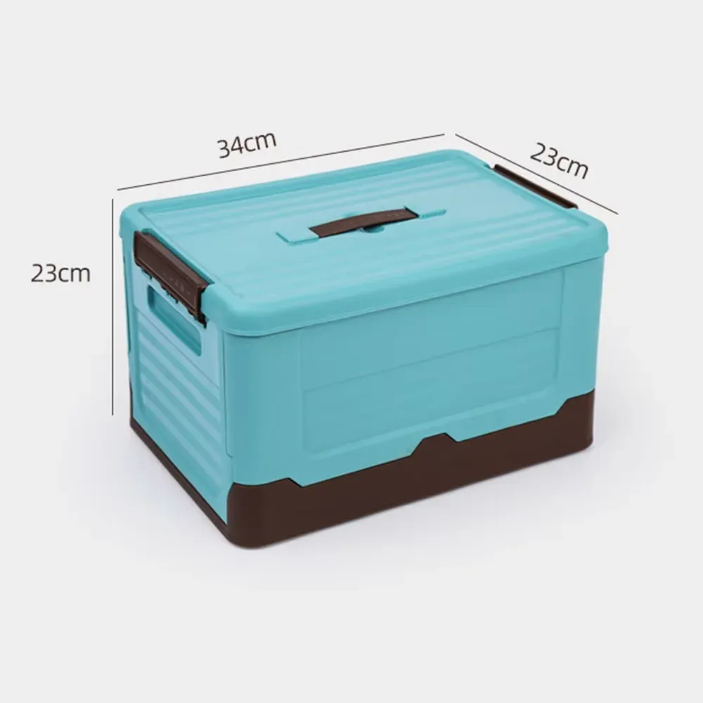 Boîte de rangement pliable en plastique, grande capacité, pour vêtements, jouets, collations et chaussures, idéale pour la voiture et la maison (1 pièce) 7