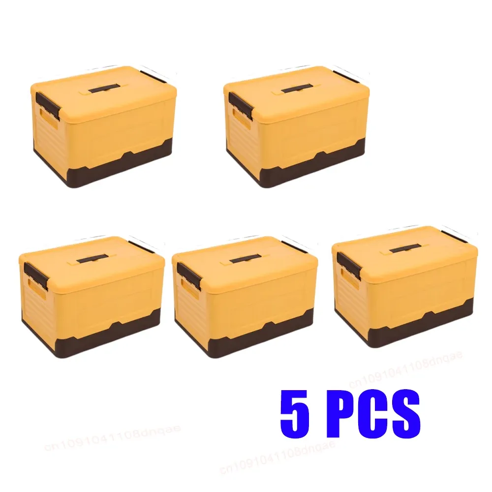 Boîte de rangement pliable en plastique, grande capacité, pour vêtements, jouets, collations et chaussures, idéale pour la voiture et la maison (1 pièce) 10
