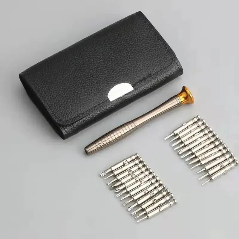 Kit de tournevis de précision magnétiques 25 en 1 pour la réparation d'électronique, d'iPhone, de montres et d'ordinateurs