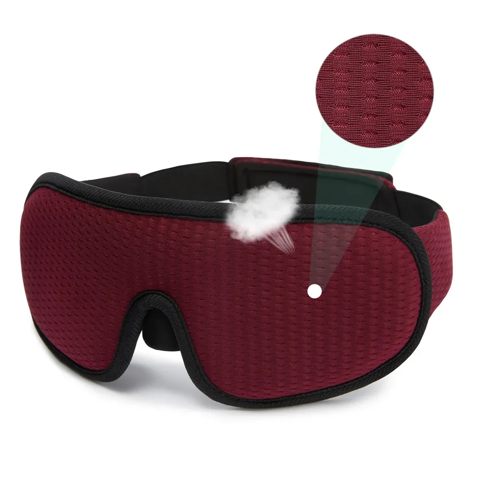 Masque de sommeil 3D occultant pour les yeux, doux et respirant, idéal pour le voyage 11