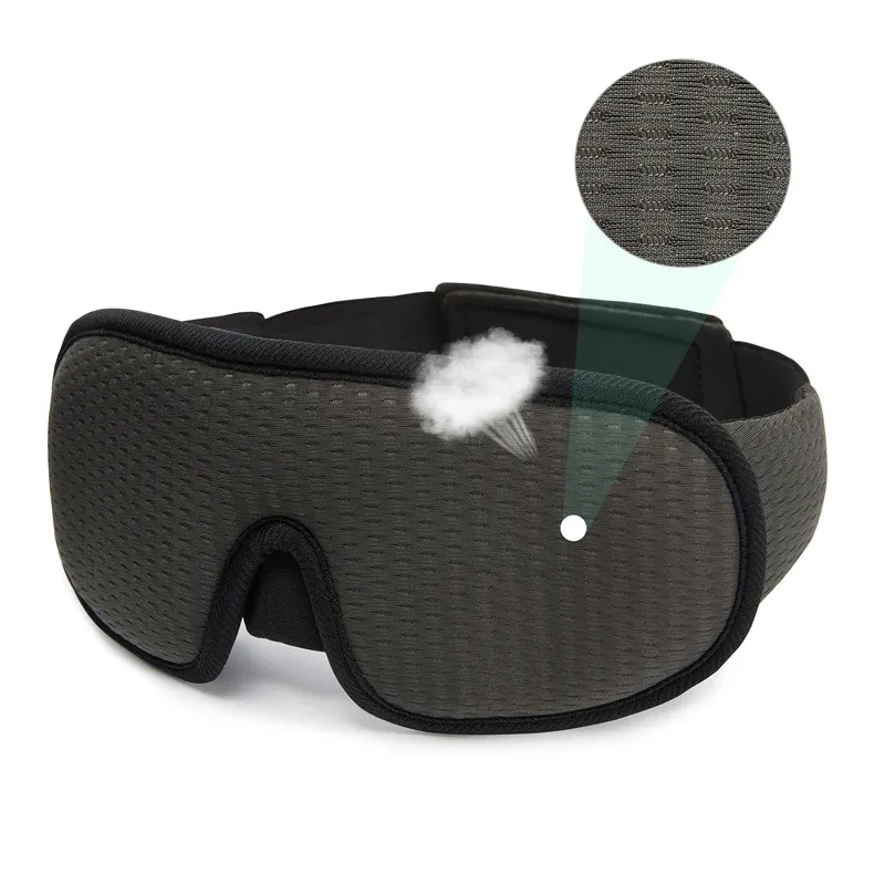 Masque de sommeil 3D occultant pour les yeux, doux et respirant, idéal pour le voyage 9