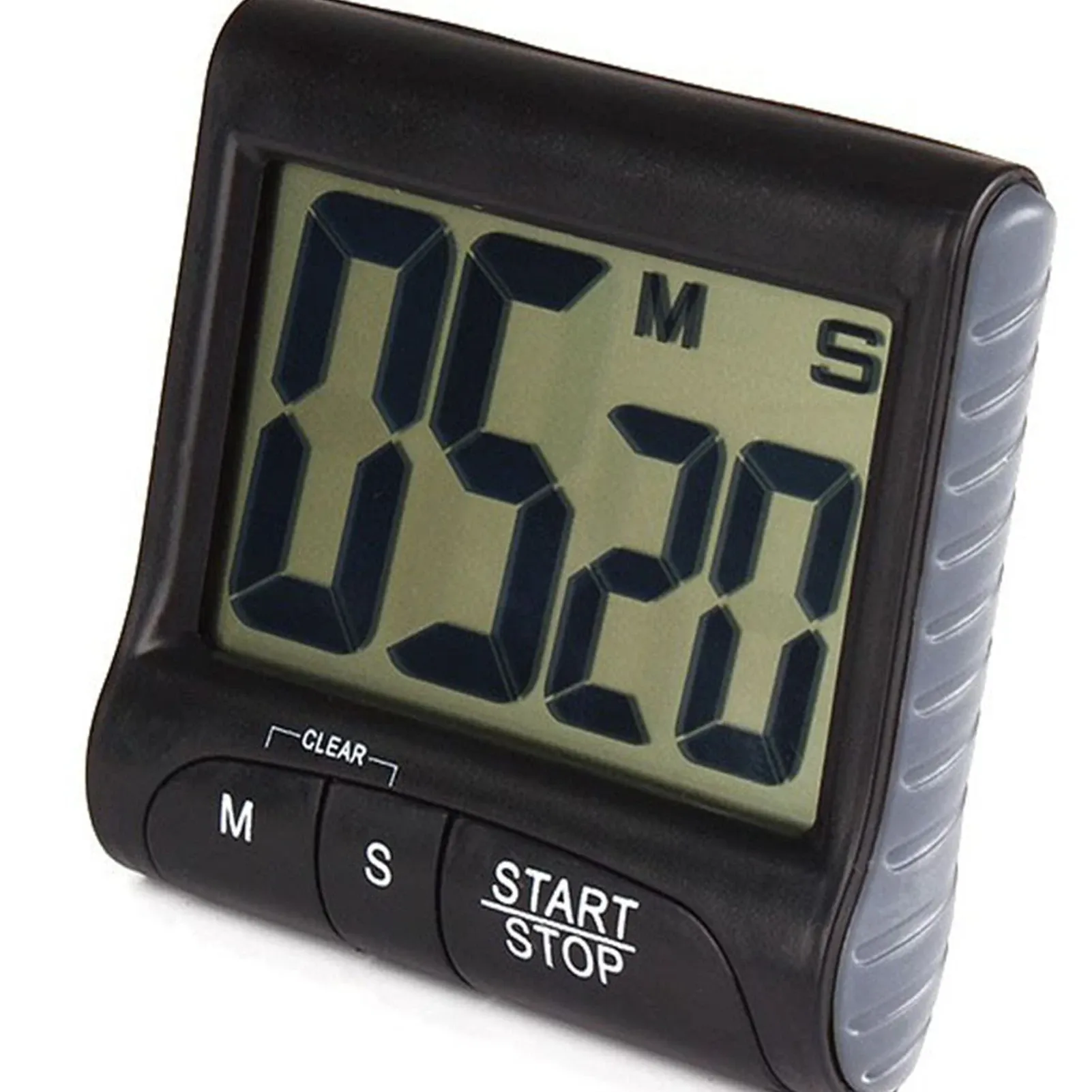 Minuterie de cuisine numérique à écran LCD avec aimant, support arrière et alarme puissante, idéale pour l'entraînement et la cuisson des œufs - Image 1