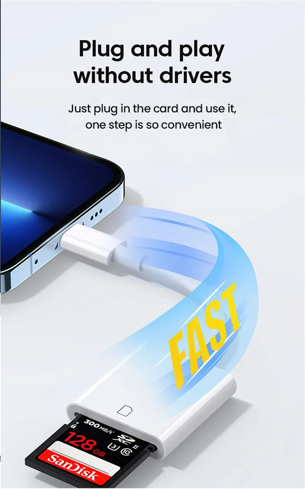Hub USB-C, vue de détail