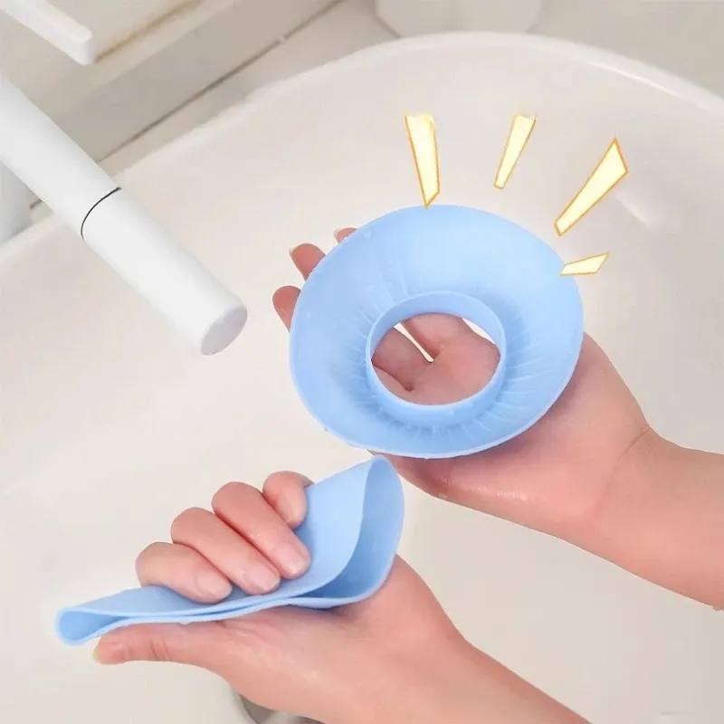 Bracelets anti-éclaboussures en silicone imperméables pour le lavage du visage et des cheveux, lot de 2 5