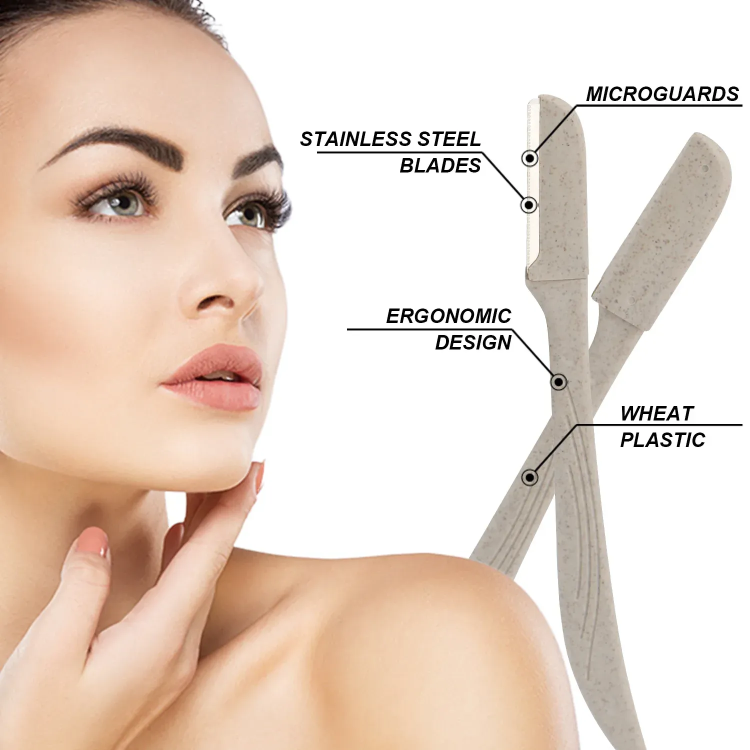 Tondeuse à sourcils, design épuré