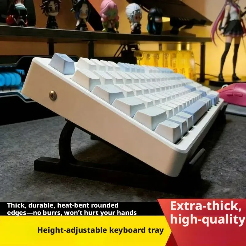 Détail du support ergonomique pour clavier