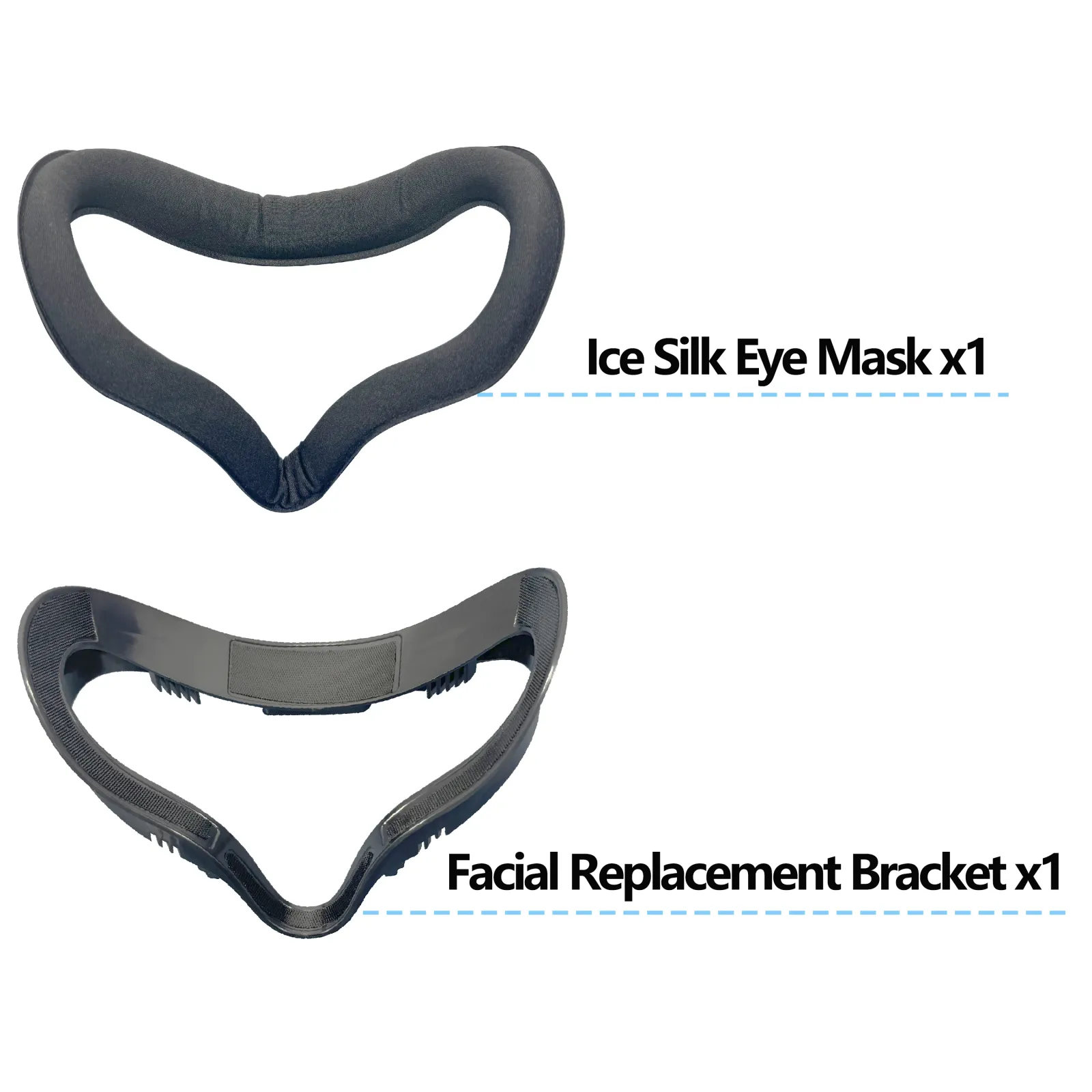 Masque oculaire de remplacement, présentation complète