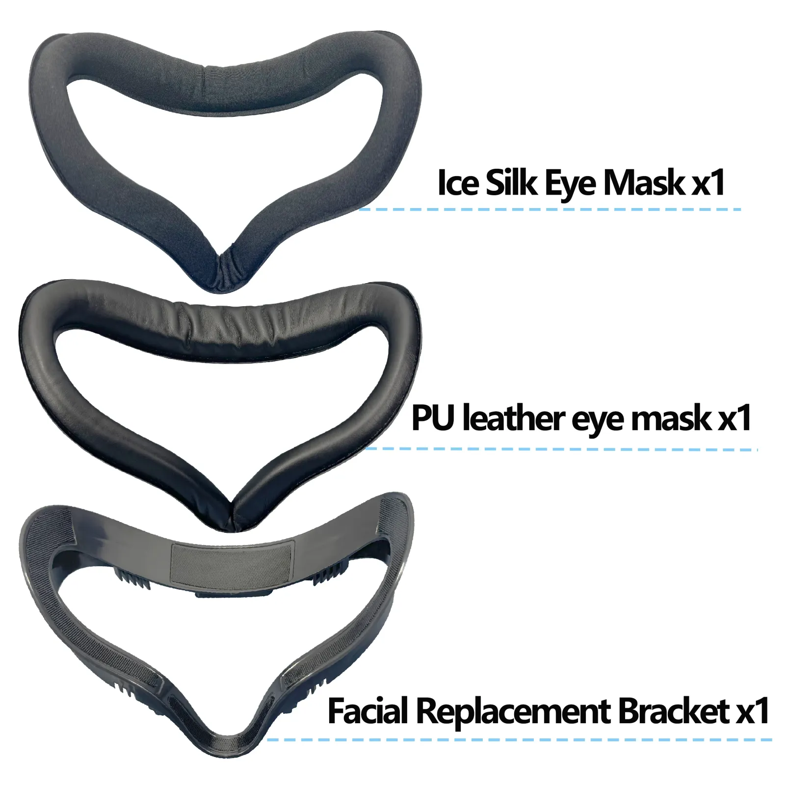 Masque oculaire pour casque VR, vue latérale