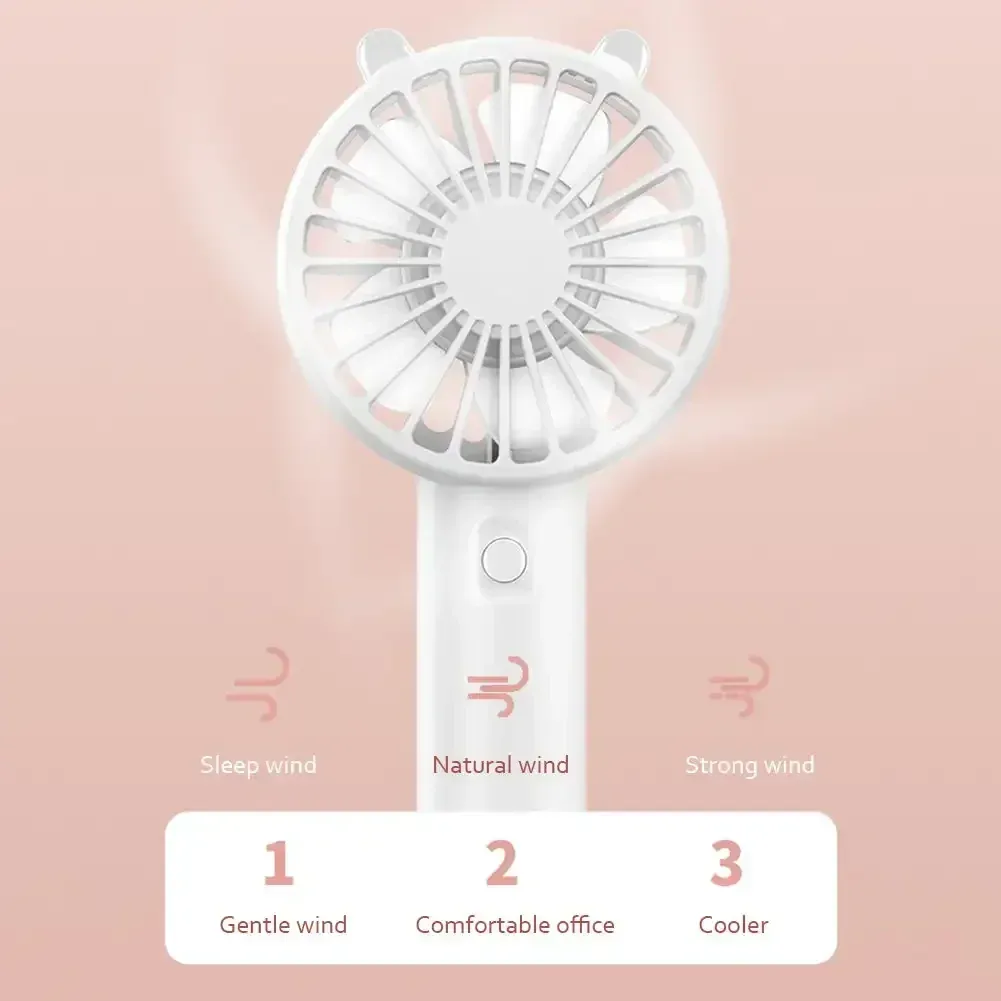Ventilateur portatif USB rechargeable silencieux 6
