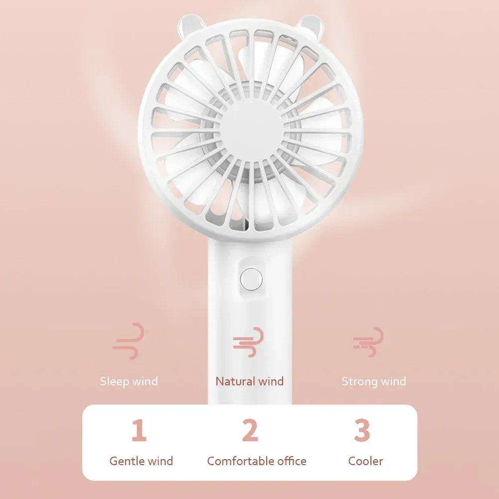 Détail du ventilateur portatif et de ses finitions