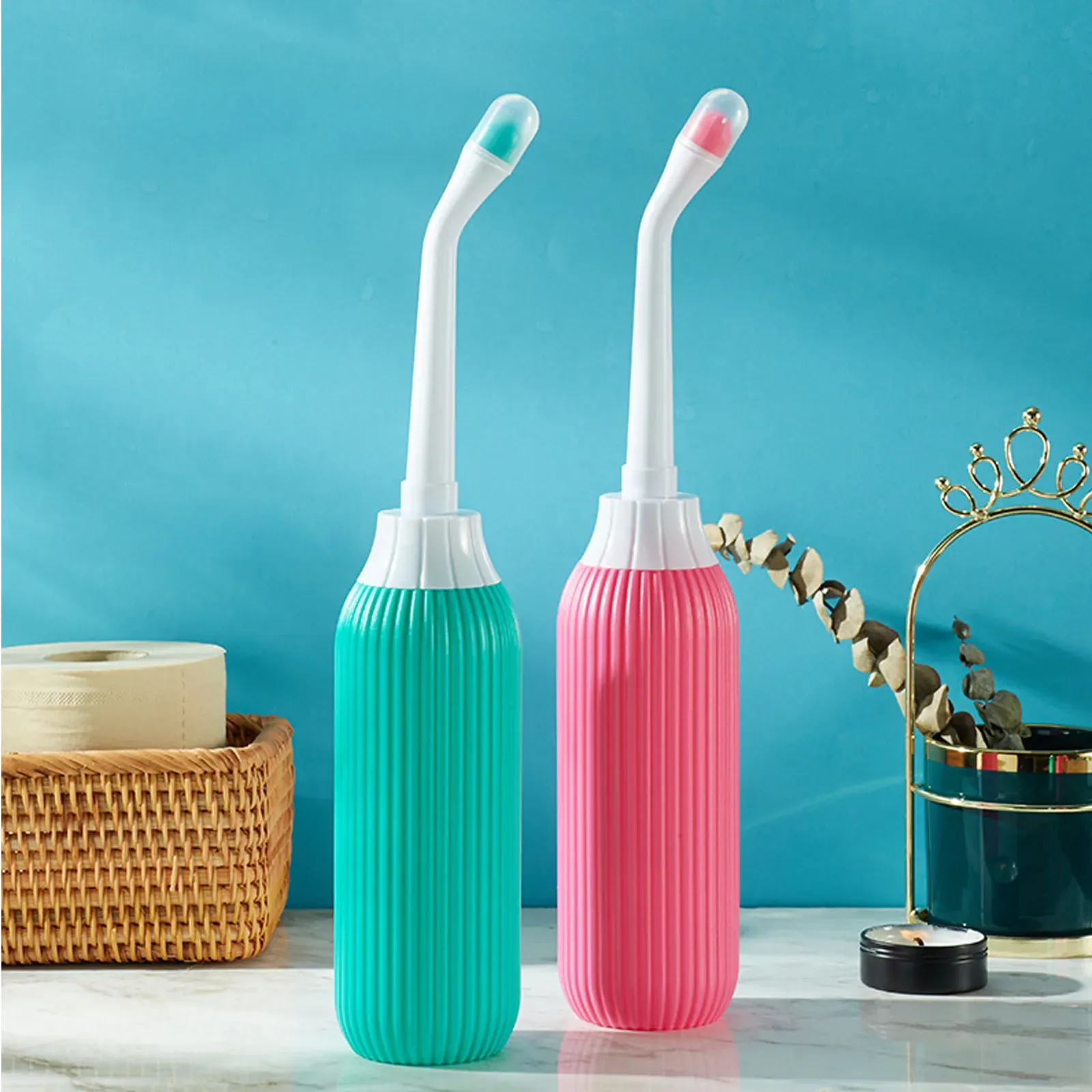 Bidet portable de voyage à jet, 500 ml, pour femmes enceintes, bouteille de lavage pour bébé et maman 3