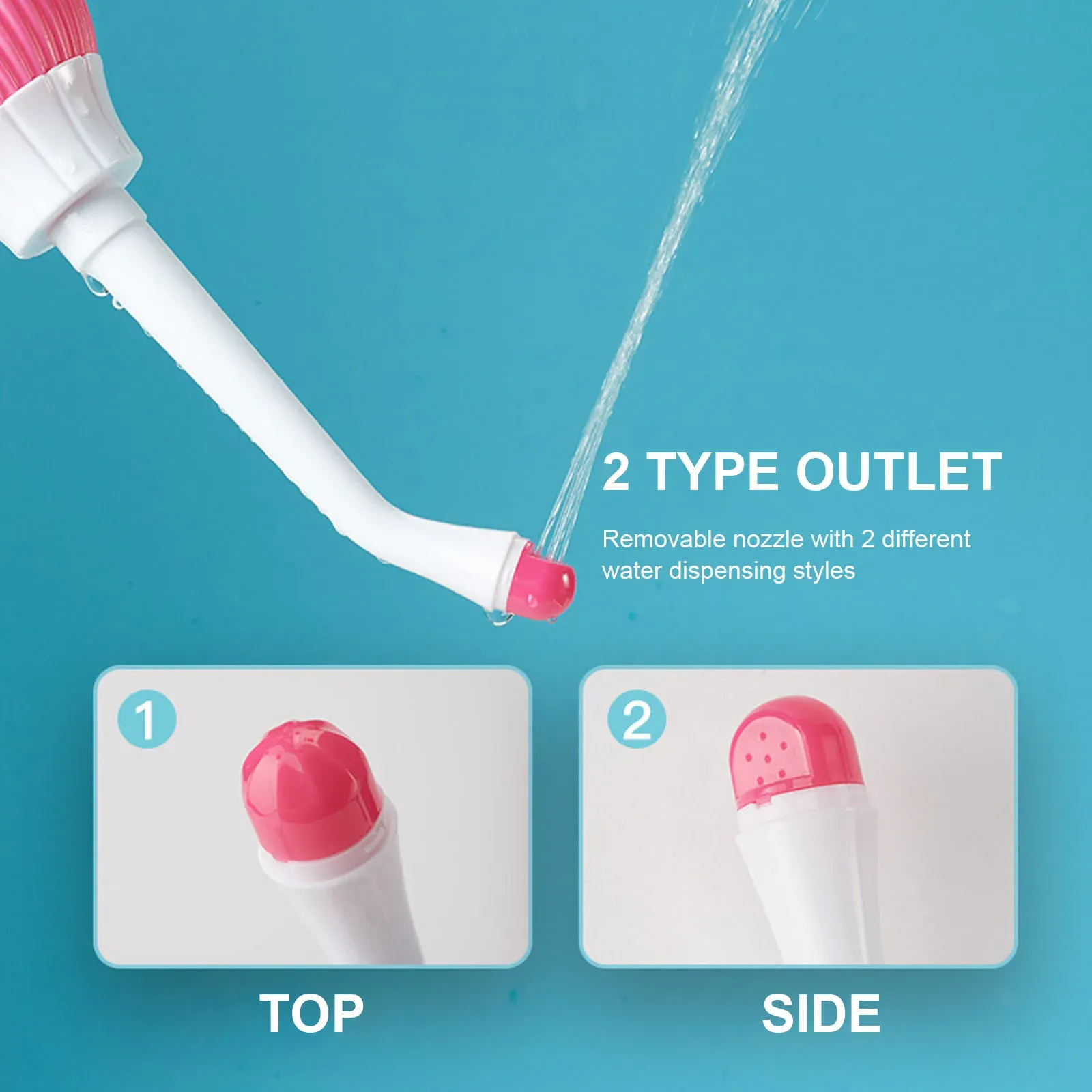 Bidet portable de voyage à jet, 500 ml, pour femmes enceintes, bouteille de lavage pour bébé et maman 5