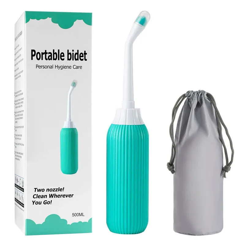 Bidet portable de voyage à jet, 500 ml, pour femmes enceintes, bouteille de lavage pour bébé et maman 7