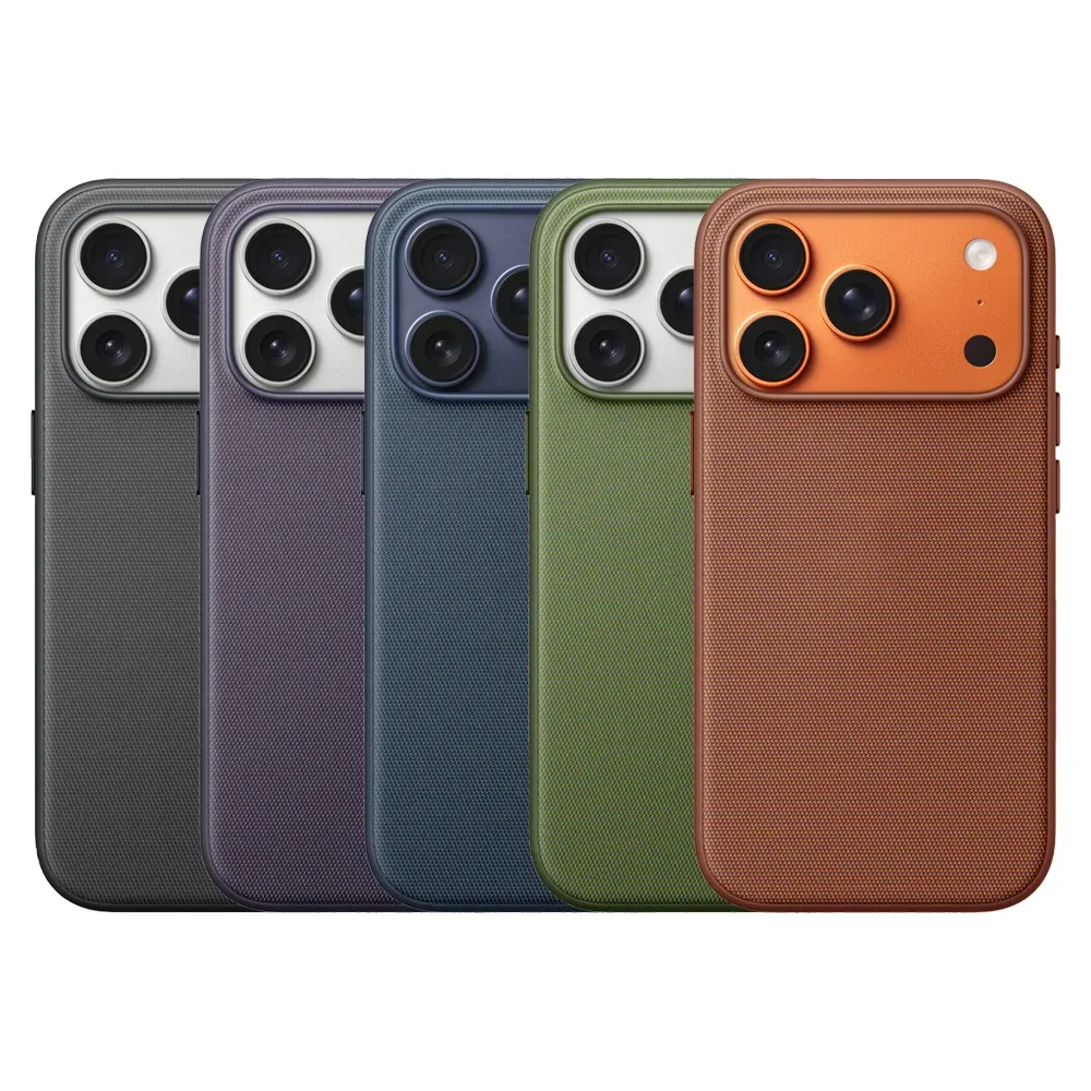 Coque tissée haute qualité pour iPhone Pro Max compatible MagSafe