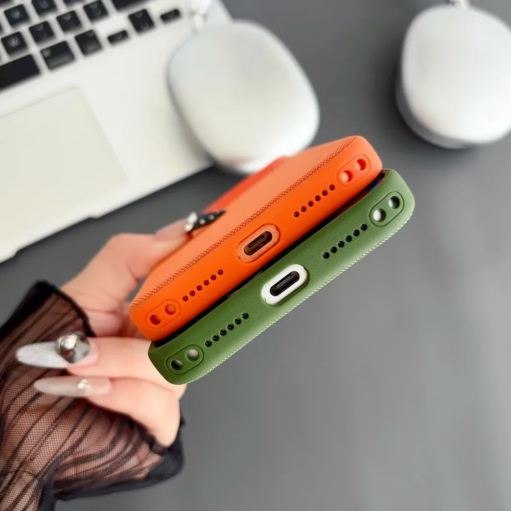 Coque tissée pour iPhone, finition