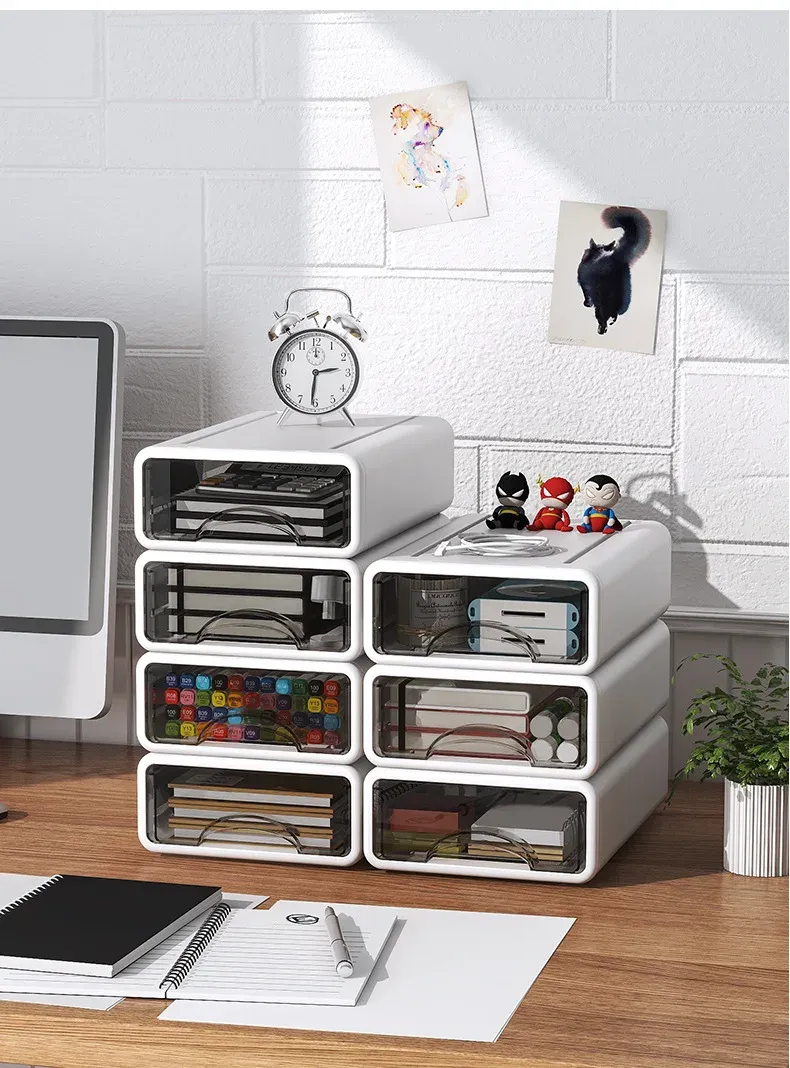 Rangement élégant pour bureau et salle de bain
